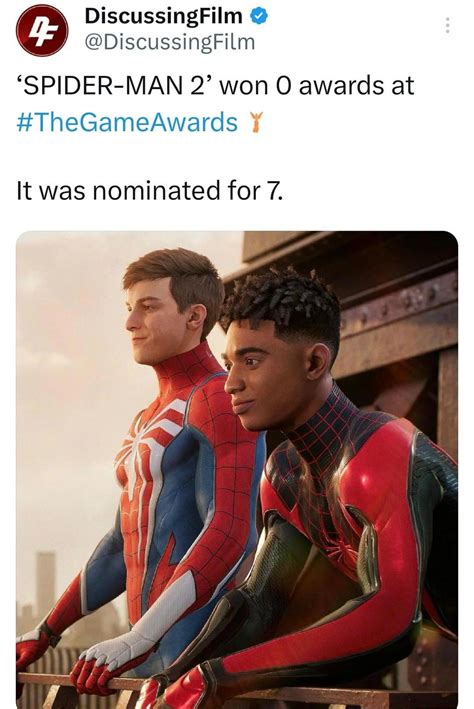 spiderman 2 wins no awards